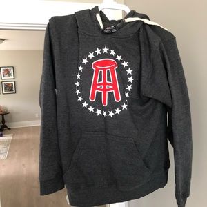 Barstool Hoodie - Size Large - Gray